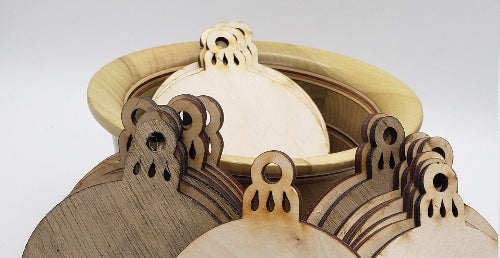 Check out these cheap, 3-inch flat wooden bulb shapes. Great for letting your kids decorate, your kids can let their imaginations run wild while using their artistic abilities. They can paint them, draw on them or even cut out shapes from construction paper and glue them on. The possibilities are endless! Another great option for these bulb shapes is that they are also great for crafts or package labels. So many ways to use them.