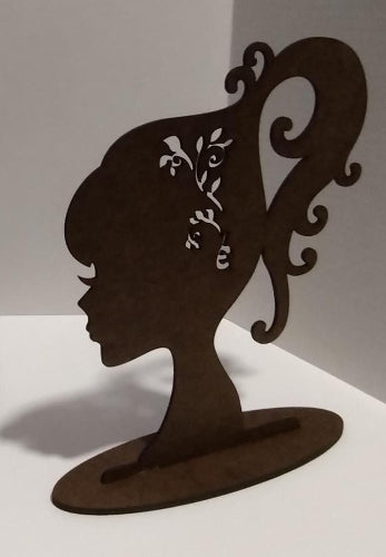 Discover our Elegant Small Head Jewelry Display – the ideal way to organize and showcase your cherished jewelry and keepsakes. Its sleek, compact design effortlessly fits on your shelf or desk, providing a stylish solution without taking up precious space. Crafted with versatility and beauty in mind, this display beautifully highlights your necklaces, beads, pendants, and more. Whether for personal use or enhancing your retail space, this smaller yet stunning display measures 11 inches tall, 9 inches wide,