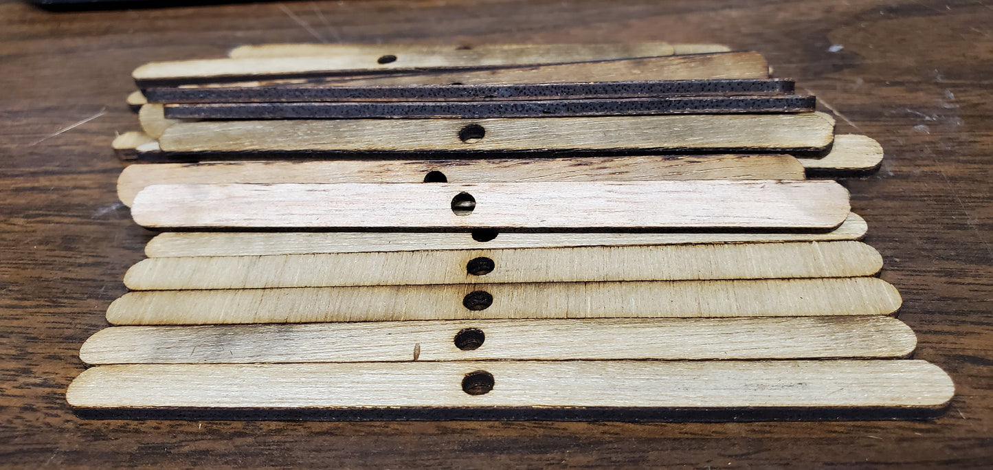 Handcrafted 3MM Birch Clovers (2–10") from Michigan—perfect for St. Paddy’s, DIY crafts, décor & more. Lucky charm for every project!