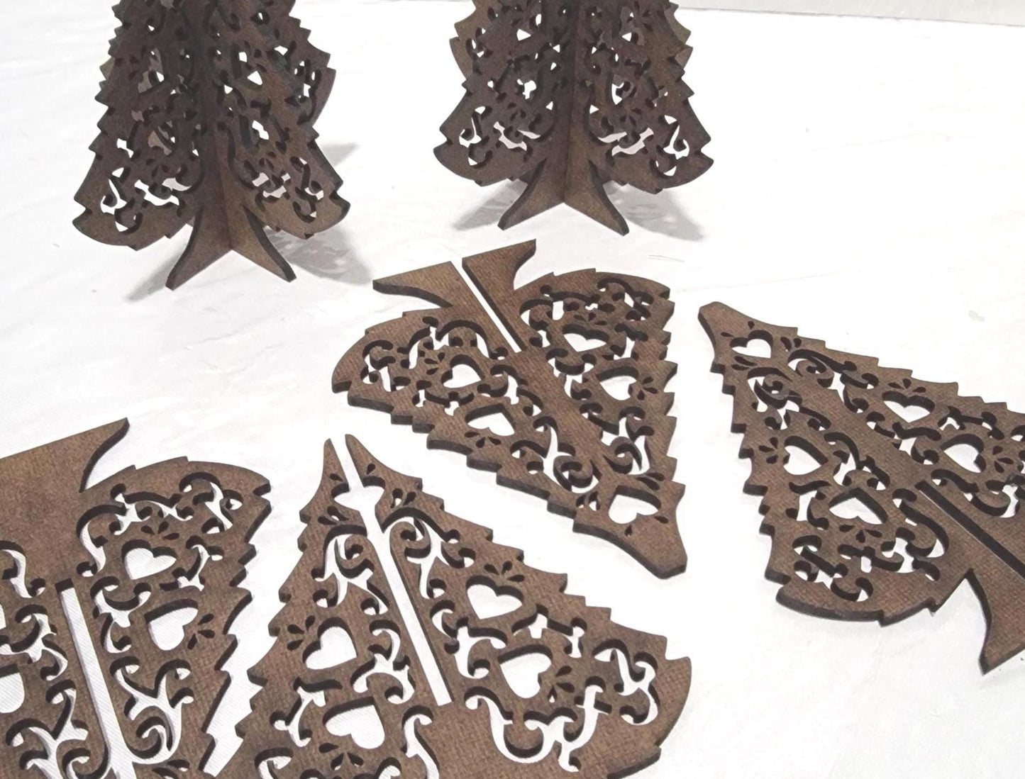 BULK and SAVE! As low as 2.92 cents each.Unpainted Wood Christmas Tree Kit: DIY Tabletop Display (Unassembled) Buy direct and save in bulk