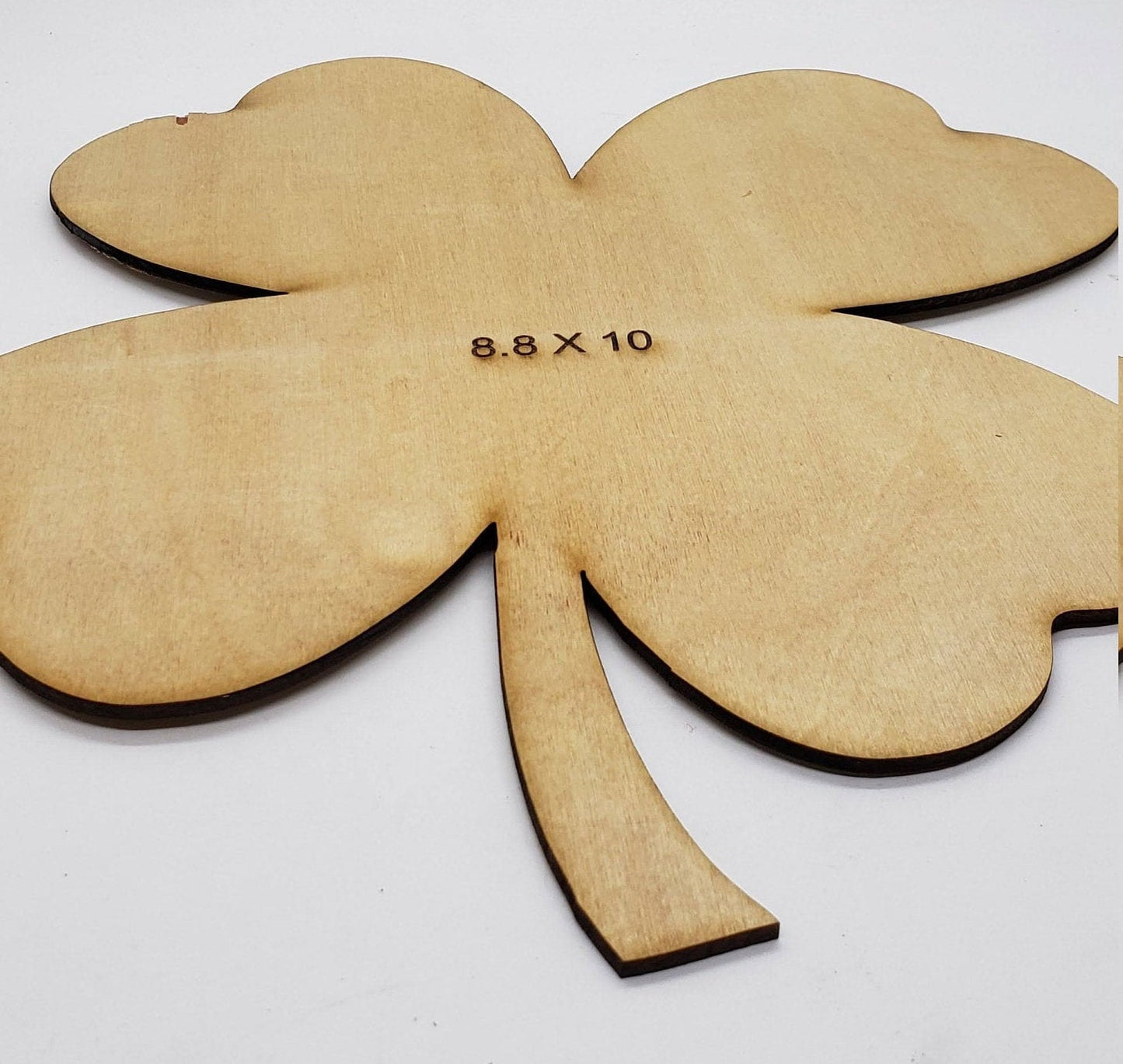 Handcrafted 3MM Birch Clovers (2–10") from Michigan—perfect for St. Paddy’s, DIY crafts, décor & more. Lucky charm for every project!