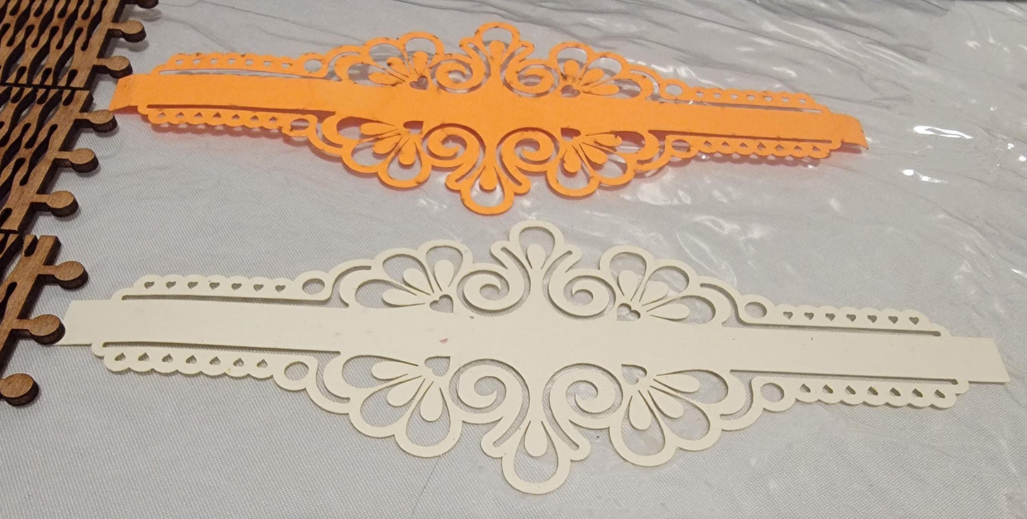 Digital Napkin Ring Holder Cut File for Wood and Paper Crafting Includes PDF and SVG Perfect for Custom Table Decor and Wedding Settings