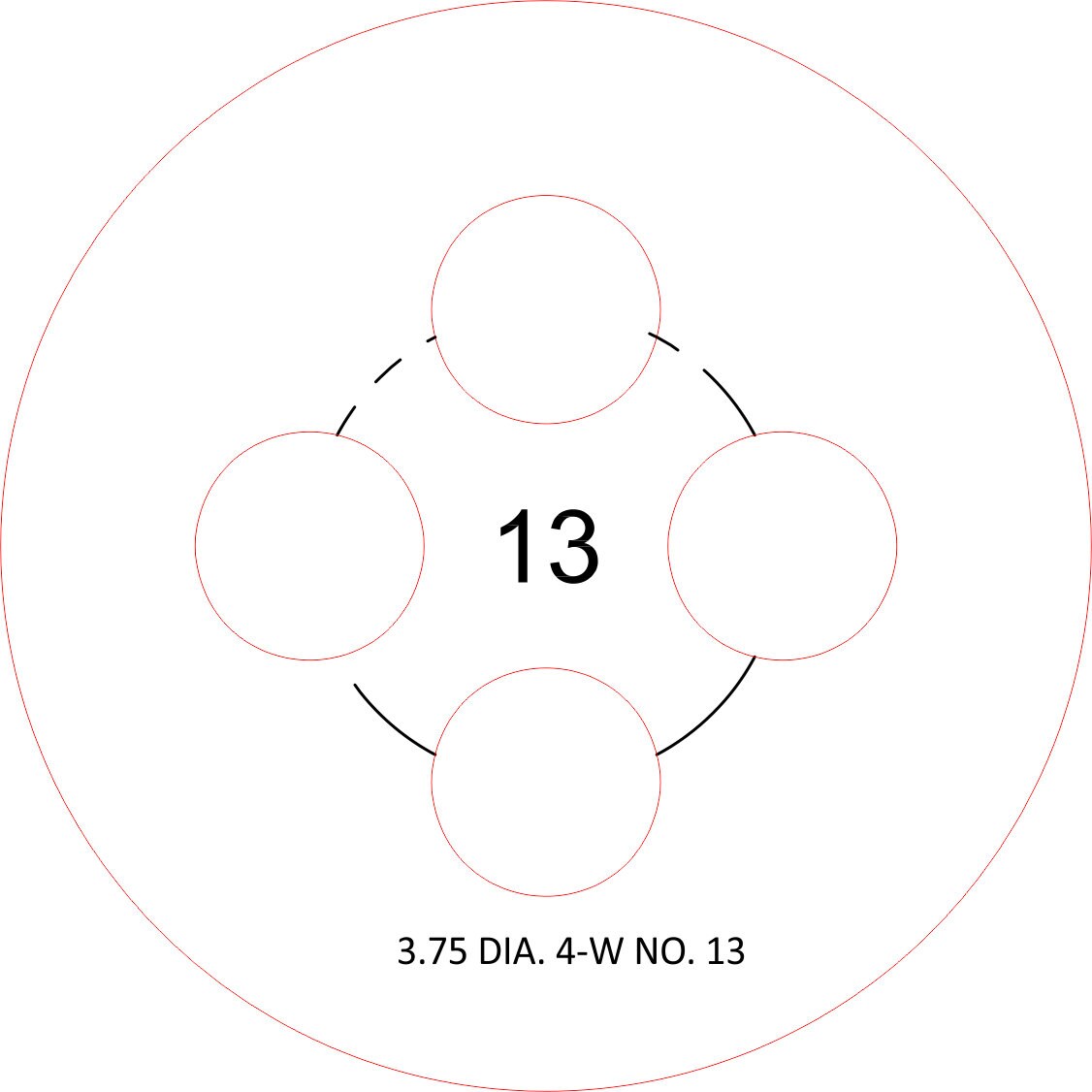 You need to hold your wicks in place 3.75 DIA. 4-Wick Candlewick templates NO. 9-15