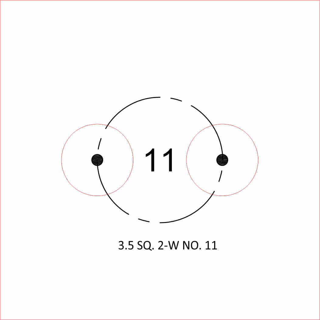 The 3.5 SQUARE 2-WICK NO. 7-14 is a designed candlewick template that caters to the needs of both novice and experienced candle makers.