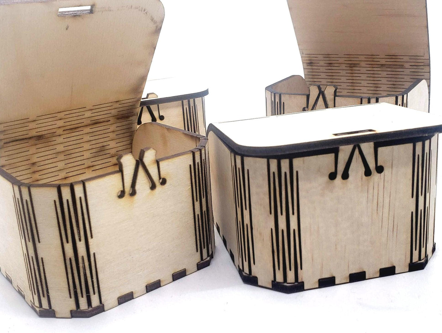 Laser-Ready Blank Wooden Boxes for Engraving and Staining Functional Storage with Artistic Flair Perfect for Gifts or Custom Decor gift box