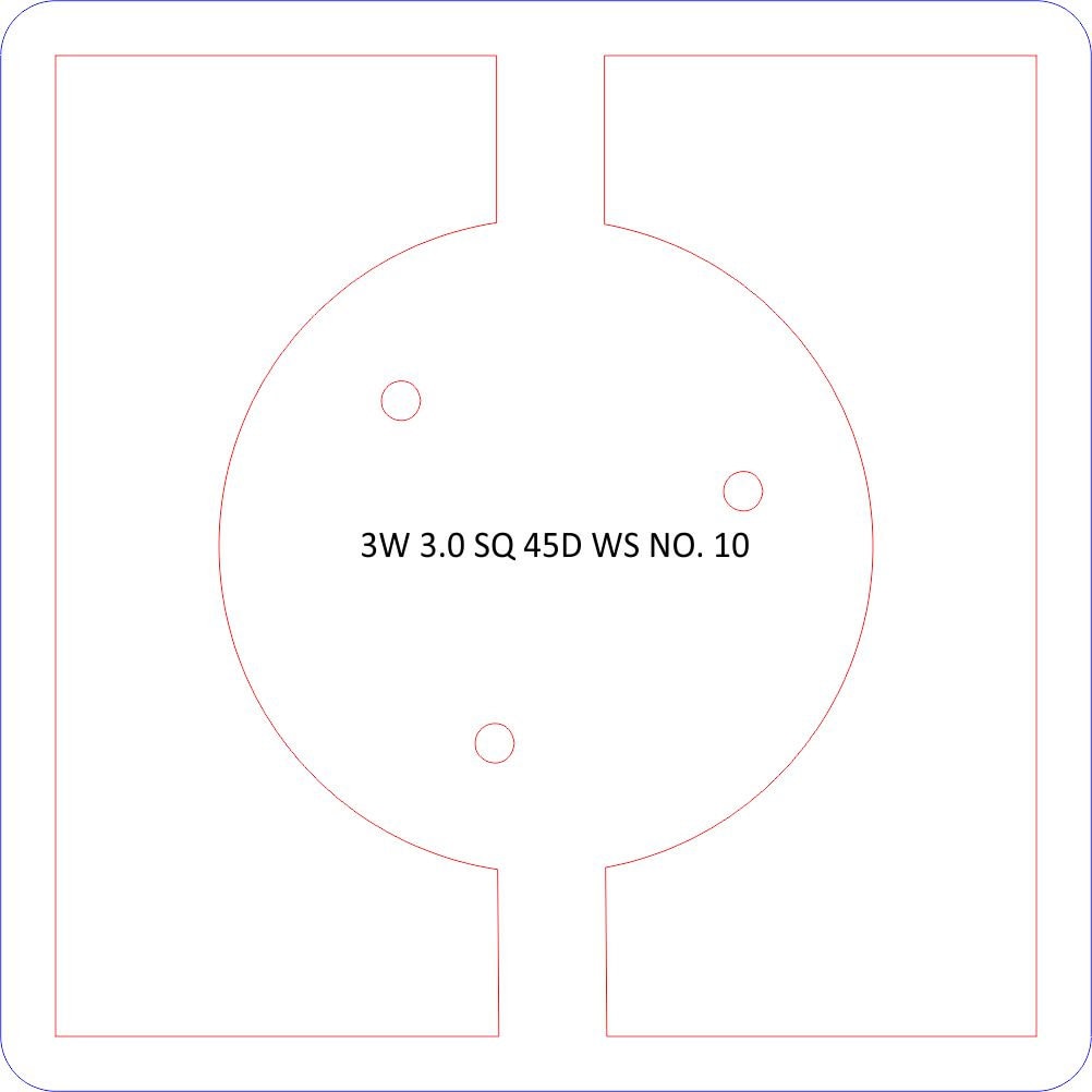 Square 3-Wick Centering Tools by Laser Etching Etcetera—MDF toppers in 2", 3",  4" sizes. Durable, precise, perfect for candle makers! span