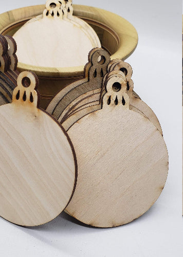 Check out these cheap, 3-inch flat wooden bulb shapes. Great for letting your kids decorate, your kids can let their imaginations run wild while using their artistic abilities. They can paint them, draw on them or even cut out shapes from construction paper and glue them on. The possibilities are endless! Another great option for these bulb shapes is that they are also great for crafts or package labels. So many ways to use them.