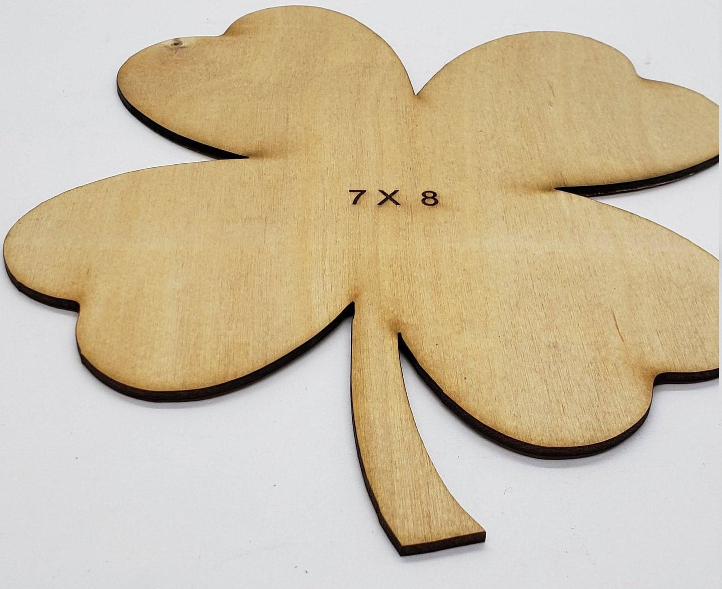 Handcrafted 3MM Birch Clovers (2–10") from Michigan—perfect for St. Paddy’s, DIY crafts, décor & more. Lucky charm for every project!