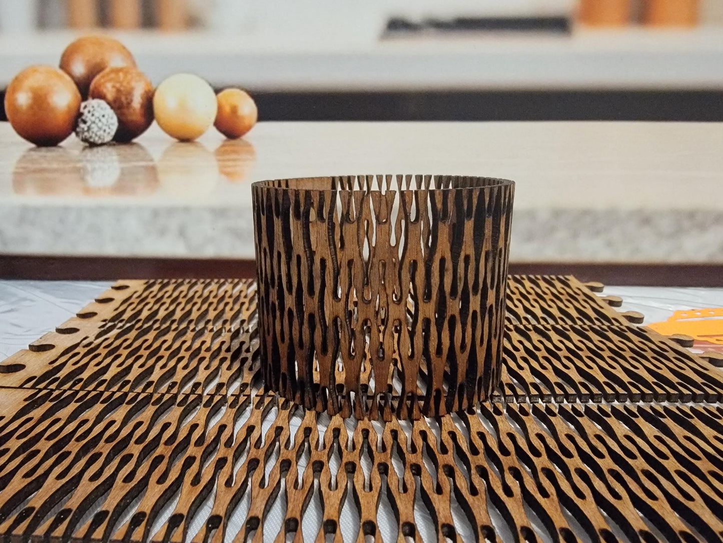 Digital Napkin Ring Holder Cut File for Wood and Paper Crafting Includes PDF and SVG Perfect for Custom Table Decor and Wedding Settings