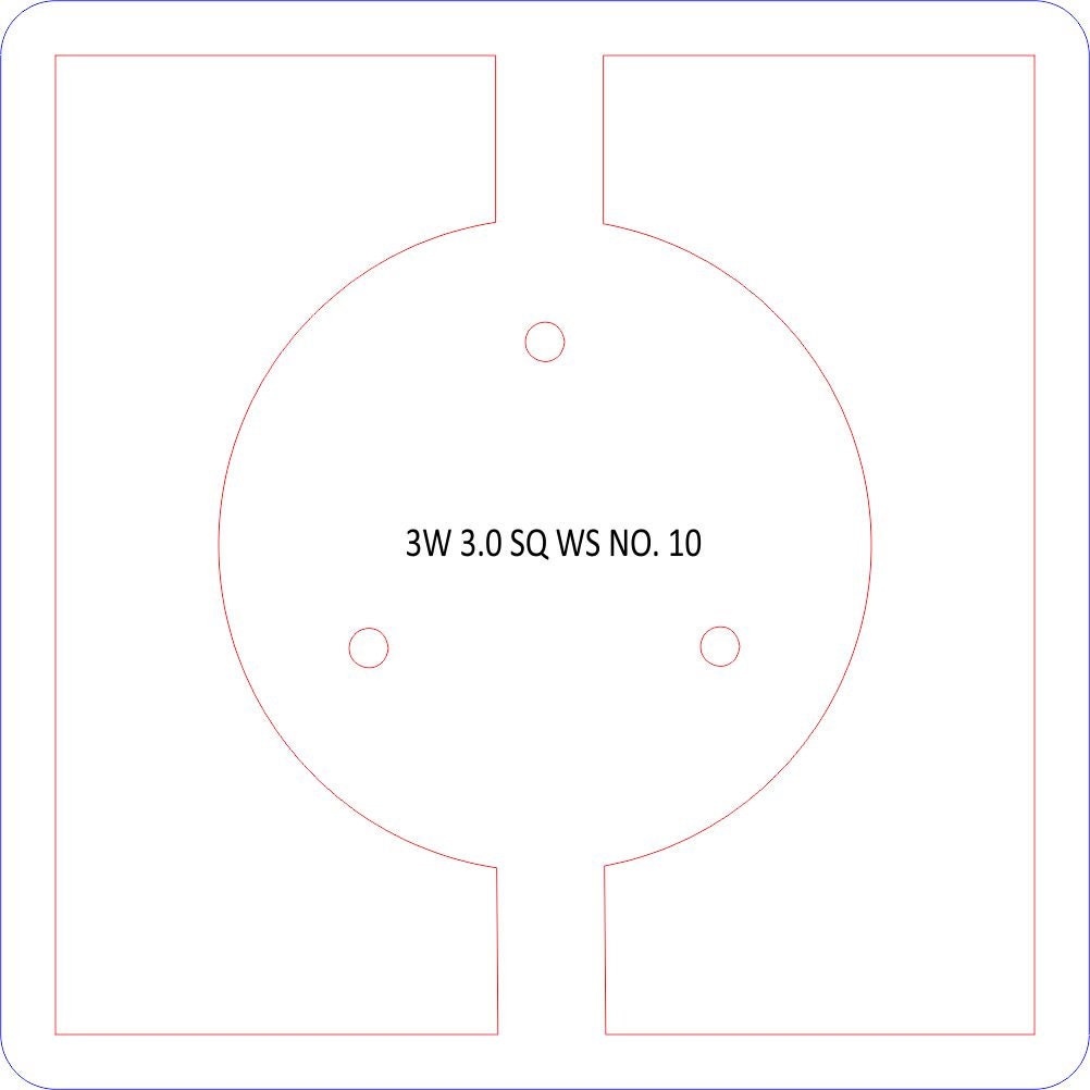 Square 3-Wick Centering Tools by Laser Etching Etcetera—MDF toppers in 2", 3",  4" sizes. Durable, precise, perfect for candle makers! span