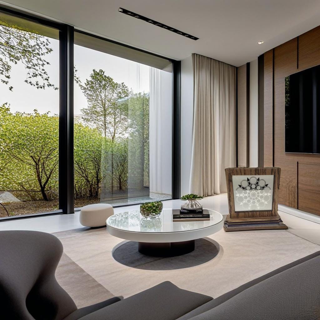 This unique abstract laser etching on a mirror creates captivating, modern art. The intricate design transforms into a stunning focal point.