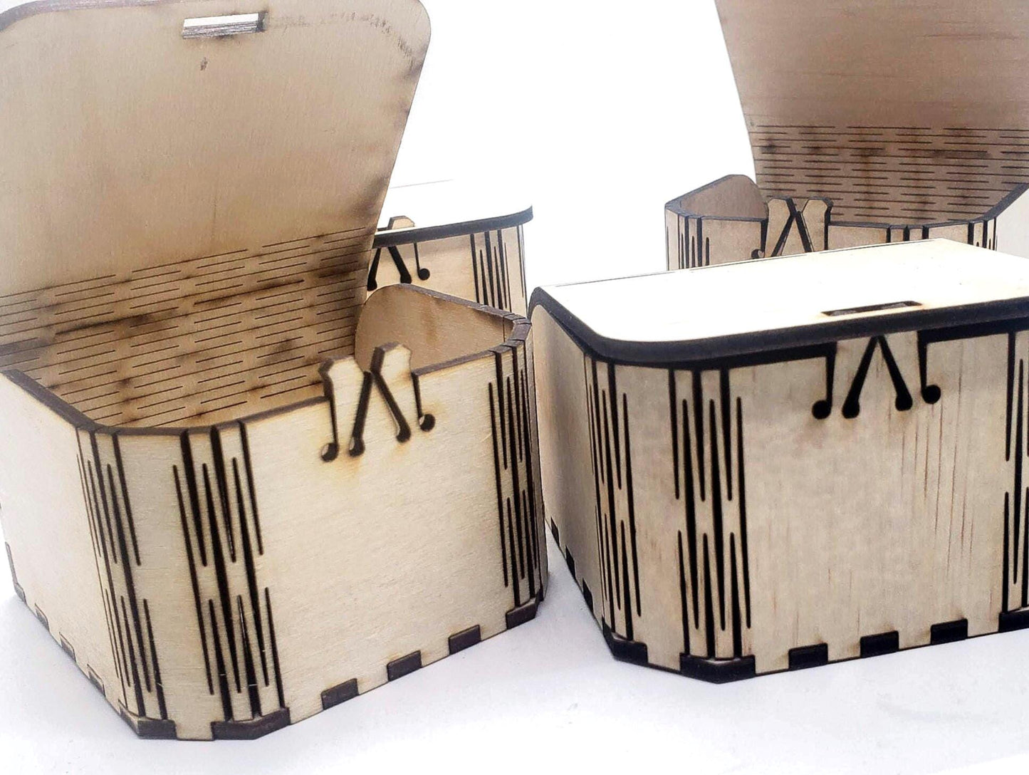 Laser-Ready Blank Wooden Boxes for Engraving and Staining Functional Storage with Artistic Flair Perfect for Gifts or Custom Decor gift box