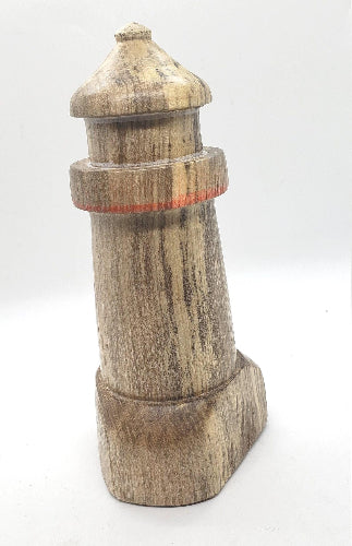 Crafted from premium Box Elder, this solid wood lighthouse embodies rustic charm and enduring quality, making it a stunning focal point for any coastal-inspired or nature-themed space.