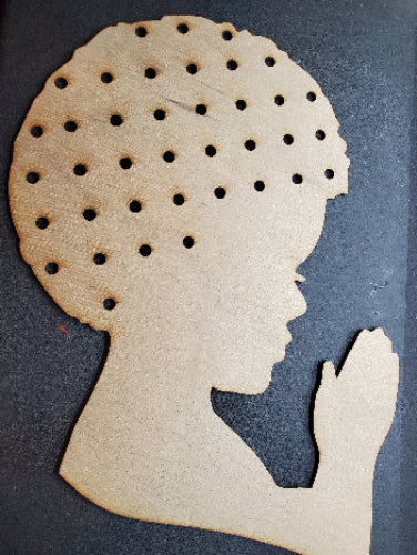 Children's Praying Head Silhouettes – Boy & Girl Pair

Celebrate innocence, reverence, and creativity with our **Children’s Praying Head Silhouettes**, precision-cut from **1/8-inch premium dark plywood**. These heartfelt profiles—one boy, one girl—capture a timeless moment of prayer and offer endless possibilities for crafting, decorating, and storytelling.