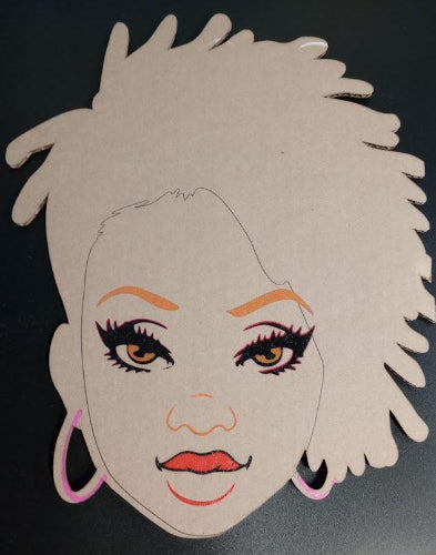 Celebrate Bold Beauty with Our Colored Diva Heads!
Step into a world of elegance, empowerment, and creativity with our stunning Colored Diva Head Silhouettes—crafted to inspire, decorate, and delight. At Laser Etching Etcetera, we specialize in high-quality wooden Diva heads ranging from 11 to 19 inches, each laser-cut from 1/8" birch plywood and ready to become the centerpiece of your next masterpiece.
