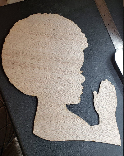 Children's Praying Head Silhouettes – Boy & Girl Pair

Celebrate innocence, reverence, and creativity with our **Children’s Praying Head Silhouettes**, precision-cut from **1/8-inch premium dark plywood**. These heartfelt profiles—one boy, one girl—capture a timeless moment of prayer and offer endless possibilities for crafting, decorating, and storytelling.