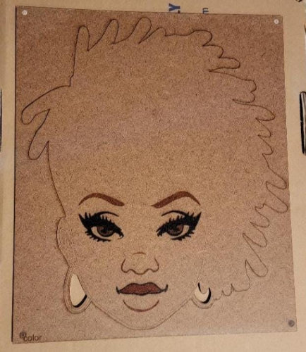 Celebrate Bold Beauty with Our Colored Diva Heads!
Step into a world of elegance, empowerment, and creativity with our stunning Colored Diva Head Silhouettes**—crafted to inspire, decorate, and delight. At Laser Etching Etcetera, we specialize in high-quality wooden Diva heads ranging from 11 to 19 inches, each laser-cut from 1/8" birch plywood and ready to become the centerpiece of your next masterpiece.