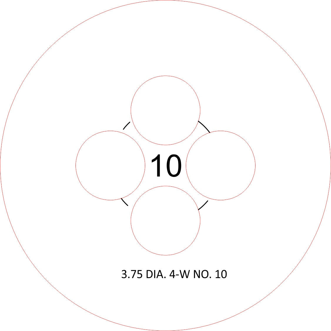 You need to hold your wicks in place 3.75 DIA. 4-Wick Candlewick templates NO. 9-15