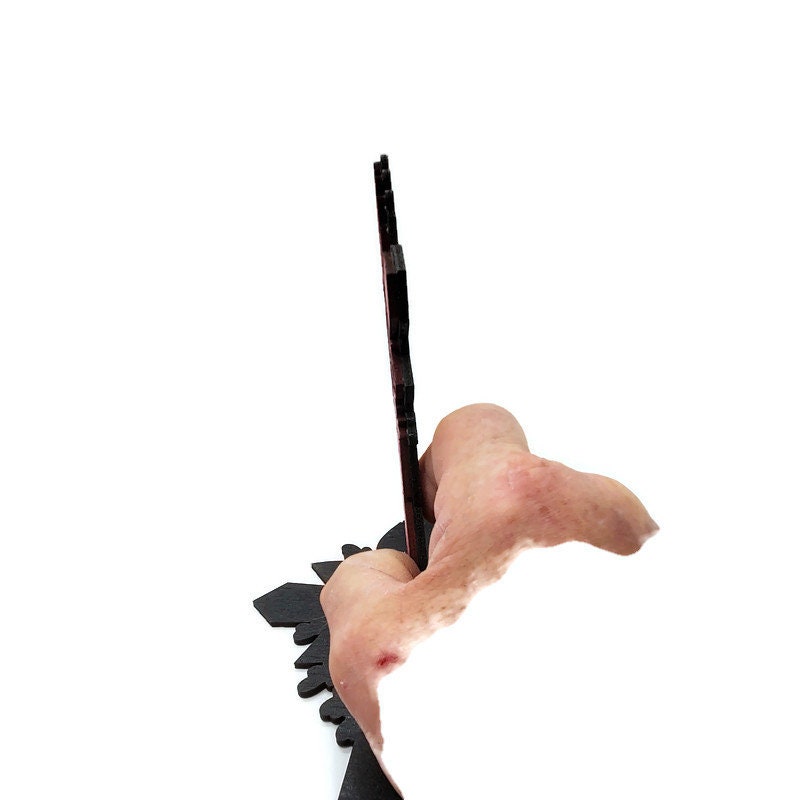 Hand-Painted Red Floral Wood Cross - Elegant Wall Decor. on Black Background, Elegant Wall or Door Decor, Ideal Gift or Home Accent Piece