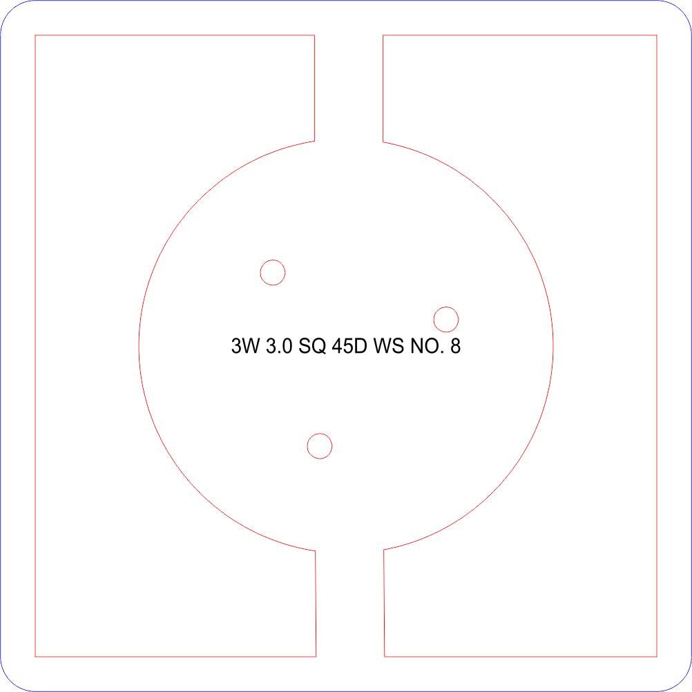 Square 3-Wick Centering Tools by Laser Etching Etcetera—MDF toppers in 2", 3",  4" sizes. Durable, precise, perfect for candle makers! span