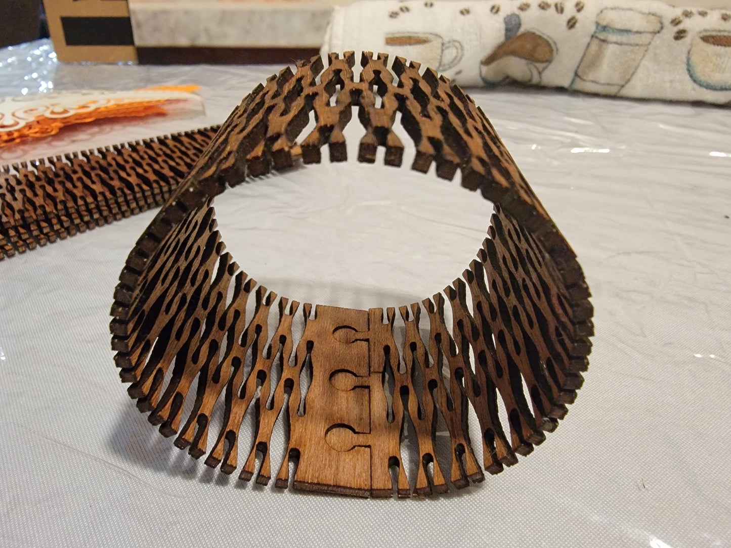 Digital Napkin Ring Holder Cut File for Wood and Paper Crafting Includes PDF and SVG Perfect for Custom Table Decor and Wedding Settings