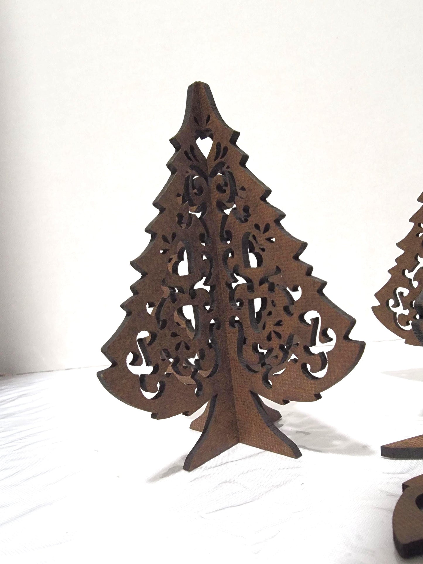 BULK and SAVE! As low as 2.92 cents each.Unpainted Wood Christmas Tree Kit: DIY Tabletop Display (Unassembled)  Buy direct and save in bulk