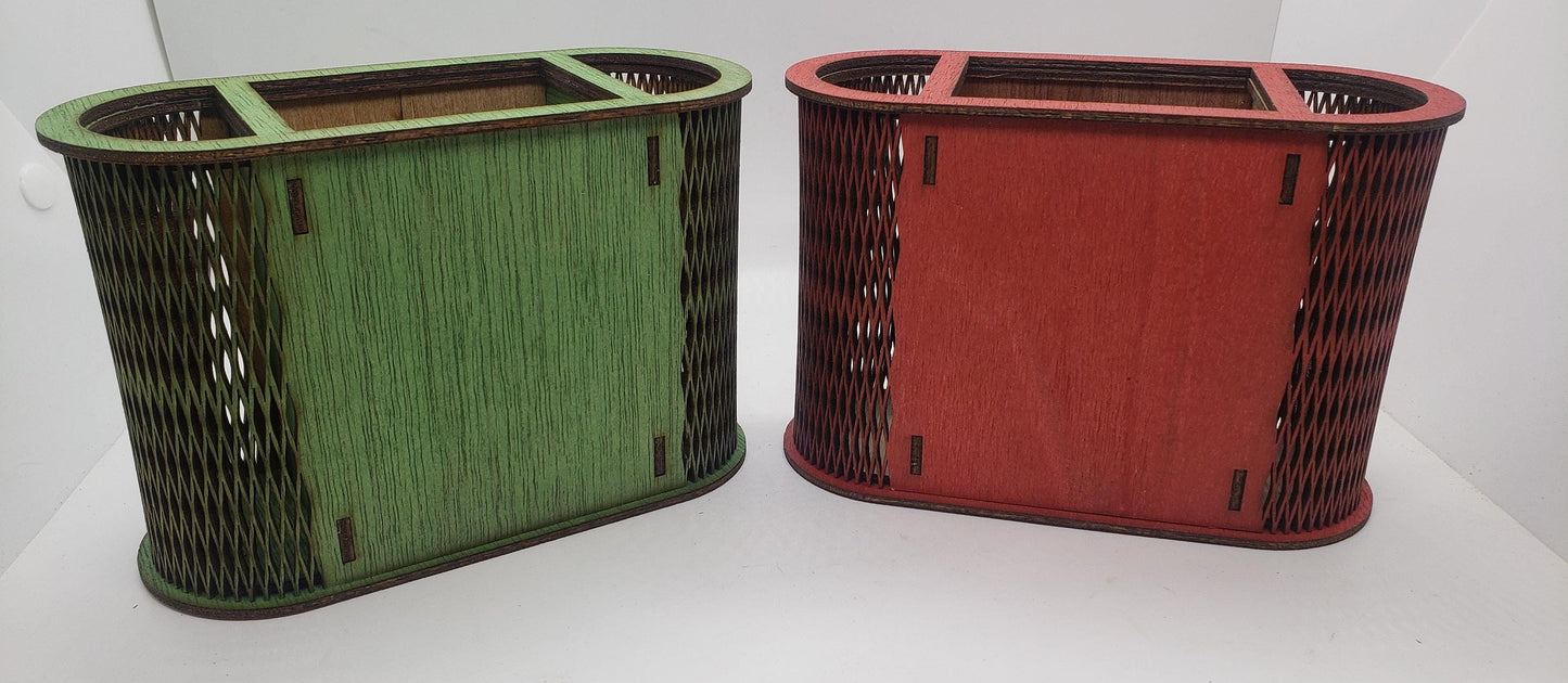 Personalize a Colored pencil holder box for a special occasion. Wood boxes are perfect and can be personalized with names or messages.