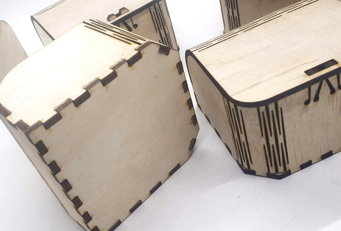 Laser-Ready Blank Wooden Boxes for Engraving and Staining Functional Storage with Artistic Flair Perfect for Gifts or Custom Decor gift box