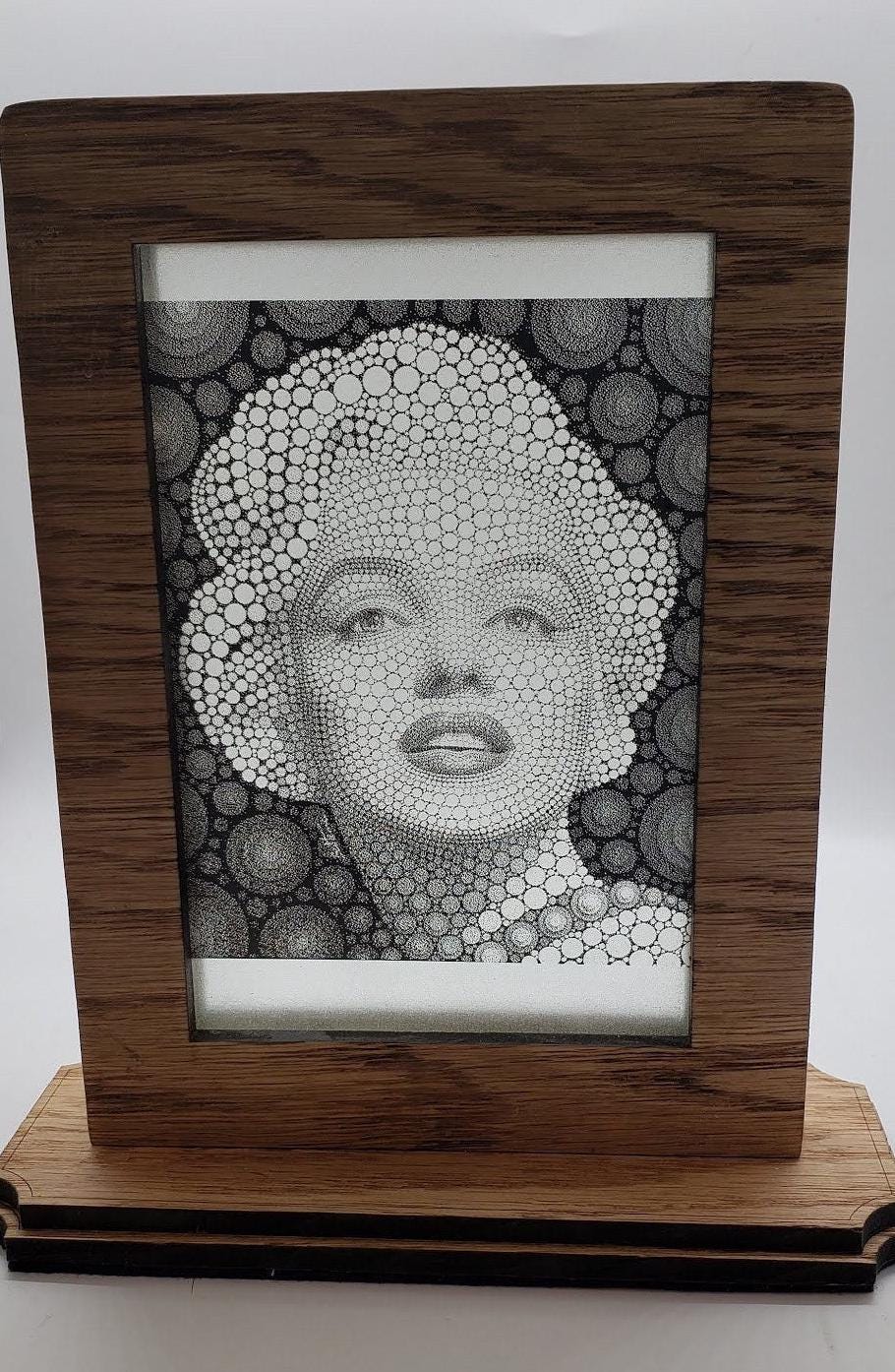 Old mirrors reborn: laser-etched Marilyn Monroe on 4×6 glass. Art, reflection, and transformation in every piece. Buy the legend!