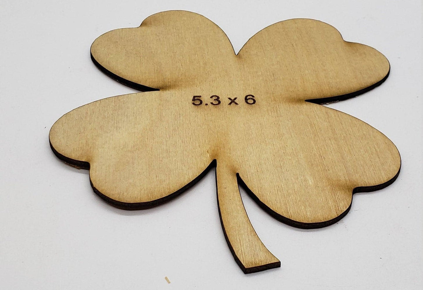 Handcrafted 3MM Birch Clovers (2–10") from Michigan—perfect for St. Paddy’s, DIY crafts, décor & more. Lucky charm for every project!