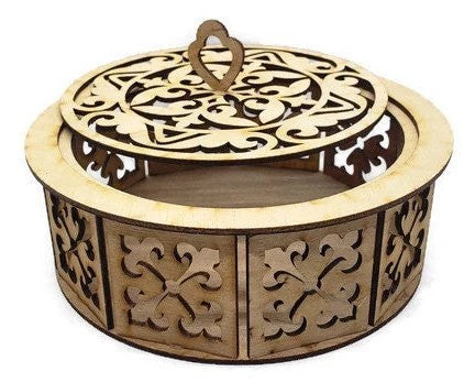 Walnut Wonder Potpourri Holder Handcrafted from Thick Walnut Wood with Elegant Cut-Outs for Aromatic Display and Luxurious Home Decor