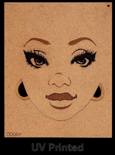 Embrace Radiant Style with Our Colored Diva Head Silhouettes
Unleash your creativity and celebrate the power of bold design with our exquisite Colored Diva Head Silhouettes—each one a tribute to elegance, strength, and artistic expression.
At Laser Etching Etcetera, we craft premium wooden Diva heads sized from 11 to 19 inches, precision-cut from 1/8" birch plywood. These striking silhouettes are designed to be the heart of your next creation—whether you're decorating, gifting, or storytelling through art.
