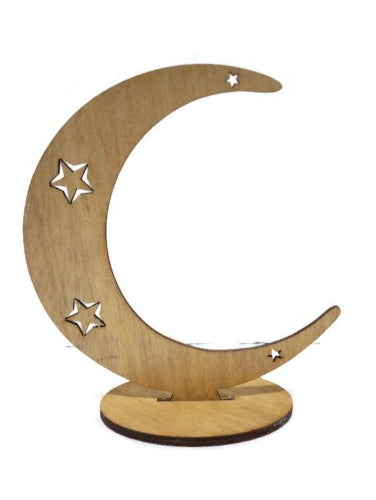 We are pleased to introduce our newest collection of moon-themed decorations! This exquisite selection features a charming crescent moon and stars display, along with elegant moon phase décor, ideal for infusing any room with celestial charm. Whether you are a DIY enthusiast seeking to create something unique or simply wish to enhance your children's bedroom or living area with a touch of the night sky, explore our shop today and bring a magical, lunar ambiance to your home.